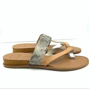 Dolce Vita sandals size 9.5 Paddy tan gray silver